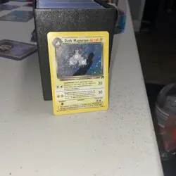 Pokemon Dark Magneton TCG Holo Rare Card 11/82 Unlimited - Image 1