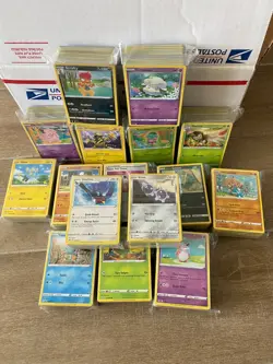 1000 Pokemon Card Bulk Lot - Common/Uncommon - (No Basic Energy) + 50 Rev/Holo - Image 1