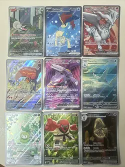 9 Pokemon Black Bolt And White Flare Full Art Double Rare Special Cards Holo - Image 1