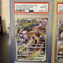 PSA10 Charizard 212/172 Mewtwo 221/172 SAR VSTAR Universe Pokemon Card Japanese - Image 2