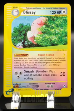 Pokemon TCG Card - Blissey 6/147 Aquapolis Reverse Holo Rare Vintage E-Reader - Image 1