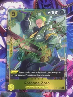 Roronoa Zoro One Piece Day Dallas 2025 OP07-113 Promotion Card Foil - Image 1