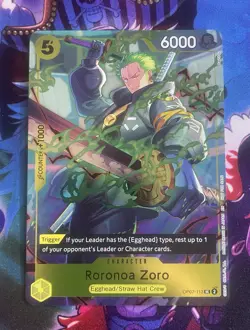 Roronoa Zoro One Piece Day Dallas 2025 OP07-113 Promotion Card Foil - Image 3