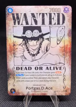 Portgas.D.Ace [Wanted] OP13-119 SEC One Piece Trading Card Game English Version - Image 1
