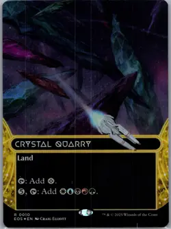 Crystal Quarry (0010) (Borderless) R Edge of Eternities: Stellar Sights 10 NM - Image 1