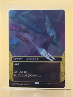 Crystal Quarry (0100) (Borderless) (Galaxy Foil) Edge of Eternities: Stellar... - Image 1
