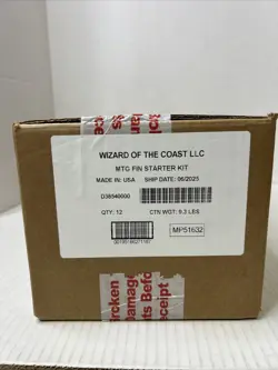 Magic the Gathering Final Fantasy STARTER DECK KIT CASE 12x kits Sealed D2 - Image 1