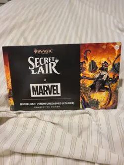 MTG Magic Secret Lair Spiderman: Venom Unleashed (Colors) Rainbow Foil Sealed - Image 1