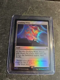Magic the Gathering MTG WHO Evolving Wilds 275 Foil Near Mint - Image 1