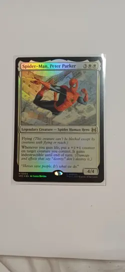 Spider-Man, Peter Parker | Foil | MTG | SPM | Near Mint | English EN - Image 1