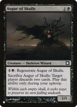 Augur of Skulls #63 | Near Mint | The List PLST | Magic MTG - Image 1