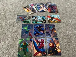 2025 MTG Spider-Man Art Lot - Set and Scene with three Gold-Stamped + Extras! - Image 1