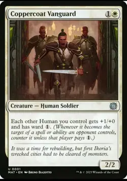 X 1 Coppercoat Vanguard NM March of the Machine The Aftermath 001 MTG Magic - Image 1