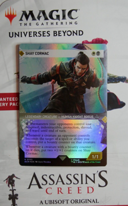 MTG ACR: Shay Cormac (Legendary Creature Human Knight Rogue) Showcase 0153 Foil - Image 1