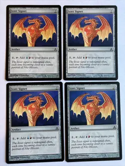 Izzet Signet 4x Guildpact MTG x4 LP - Image 1