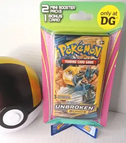Pokemon Dollar General 2 Mini booster packs 2X Unbroken Bonds - Image 1