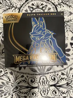 Pokemon TCG Mega Evolutions Elite Trainer Box ETB Lucario Art Factory Sealed - Image 1