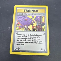 Nightly Garbage Run 1st edition Team Rocket 77/82 WOTC vintage Pokemon - Image 1