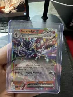 Pokemon TCG Surging Sparks Ceruledge EX 036/191 Holo Double Rare - Image 1
