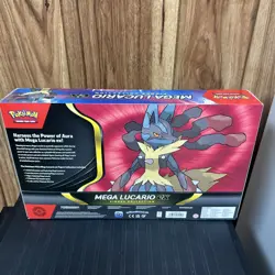 Pokemon TCG Mega Lucario ex Premium Figure Collection Box Factory Sealed IN HAND - Image 2