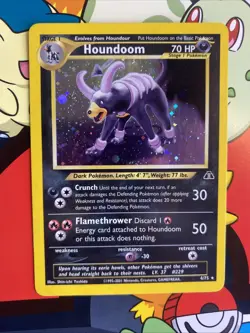 Houndoom Holo 4/75 Pokemon Neo Discovery LP - Image 1