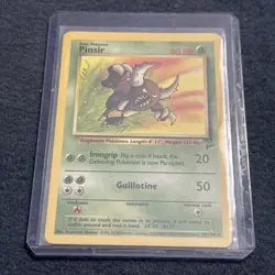 Pokemon TCG Pinsir 029/130 Base Set 2 Vintage Rare LP - Image 1