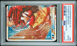 PSA 2 2010 Pokemon HGSS Undaunted Kyogre & Groudon Legend Bottom 88/90 Holo Foil - Image 1