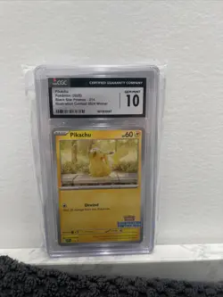 Pokemon Pikachu #214 Illustration Contest Winner BSP 2024 - CGC 10 Gem Mint - Image 1