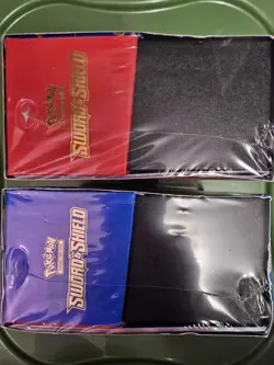 Pokemon Sword and Shield Base Set Elite Trainer Box ETB Pair Zacian & Zamazenta - Image 2