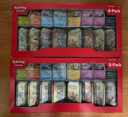 Pokemon Prismatic Evolutions 8 Pack Mini Tins Costco - 2 Pack *Free Shipping* - Image 1