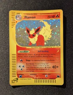 Pokemon SKYRIDGE - #H7/H32 Flareon - Holo - ENG - SWIRL - Image 2
