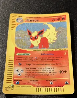 Pokemon SKYRIDGE - #H7/H32 Flareon - Holo - ENG - SWIRL - Image 3