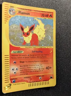 Pokemon SKYRIDGE - #H7/H32 Flareon - Holo - ENG - SWIRL - Image 4