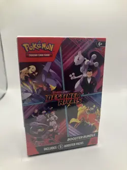 Pokemon TCG Destined Rivals Booster Bundle 6 Sealed Booster Packs - Image 1