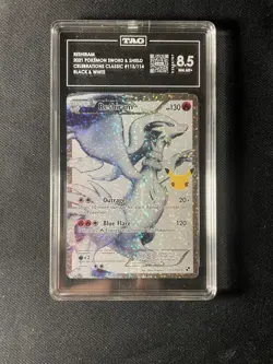 TAG 8.5 Reshiram 113/114 Celebrations Classic Collection Pokemon 2021 - Image 1