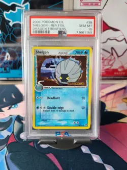 2006 Pokemon Shelgon Rev Foil Dragon Frontiers PSA 10. Pop 13! - Image 1