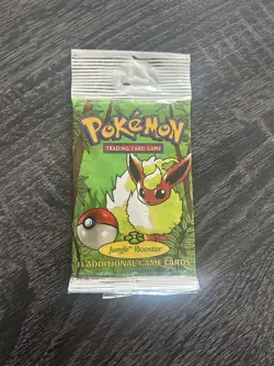 Jungle Booster Pack - Flareon Art - Sealed Pokemon - Heavy 21g NM - Image 2