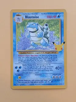 Pokemon Celebrations Blastoise 2/102 Classic Collection Holo - Image 1