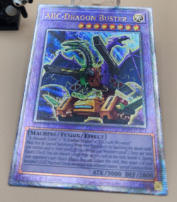 Yu-Gi-Oh! TCG ABC Dragon Buster QUARTER CENTURY SECRET RARE NM 1st Ed RA04-EN271 - Image 1