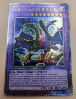 Yu-Gi-Oh! TCG ABC Dragon Buster QUARTER CENTURY SECRET RARE NM 1st Ed RA04-EN271 - Image 3
