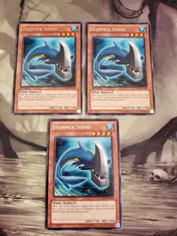 Yugioh - Hammer Shark GAOV-EN008 NM Unlimited Rare X3 - Image 1