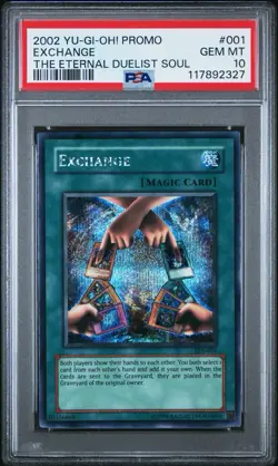 2002 Yu-Gi-Oh! Exchange Eternal Duelist Soul EDS Secret Rare PSA 10 - Image 1