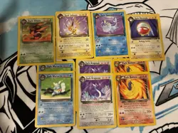 🌟 Pokemon Vintage Card Lot (Dark Vaporeon, Dark Jolteon) 🌟 - Image 1