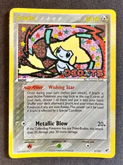 Jirachi 9/107 2005 EX Deoxys Pokemon Card TCG Nintendo Reverse Holo Rare - Lp - Image 1