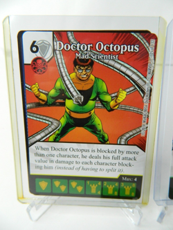 Marvel Dice Masters Avengers VS X-Men AVX Doctor Octopus 3 Cards CUR + 4 Dice - Image 2