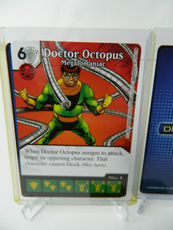Marvel Dice Masters Avengers VS X-Men AVX Doctor Octopus 3 Cards CUR + 4 Dice - Image 4