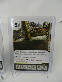 Marvel Dice Masters Avengers VS X-Men AVX Mjolnir 2 Cards CUR + 2 Dice - Image 3