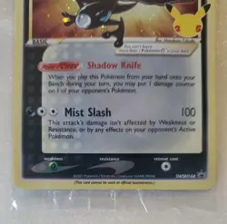 Pokemon TCG Greninja Gold Star SWSH144 Celebrations Black Star Promo Card Sealed - Image 3
