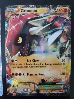 Kyogre EX XY41 Groudon EX XY42 Black Star Promo Holo Pokemon TCG Card XY NM - Image 3
