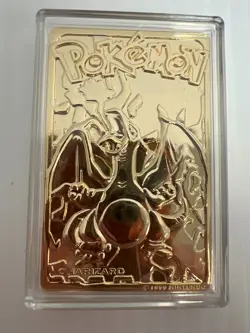 Vintage 1999 23K Gold Plated Metal Pokemon Card Set Lot of 4 Burger King - Image 3
